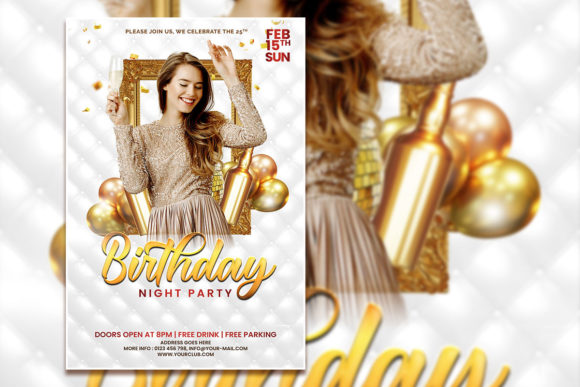 Birthday Party Invitation Template