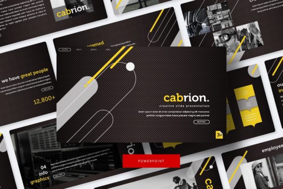 Cabrion Power Point Template: A Modern Design Solution