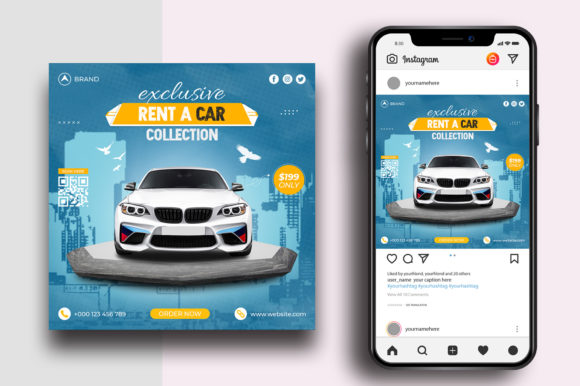 Create Eye-Catching Rent a Car Social Media Posts