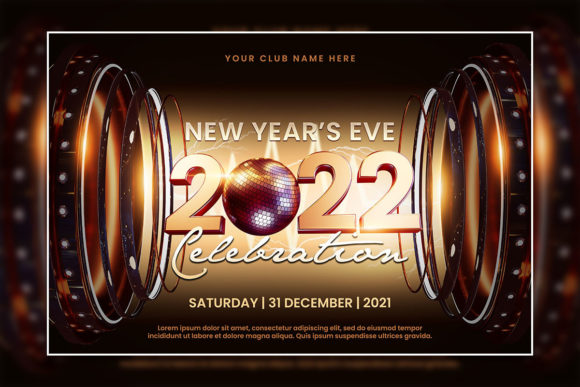 Create Stunning Holiday Invitations with Our New Year Eve Invitation Template