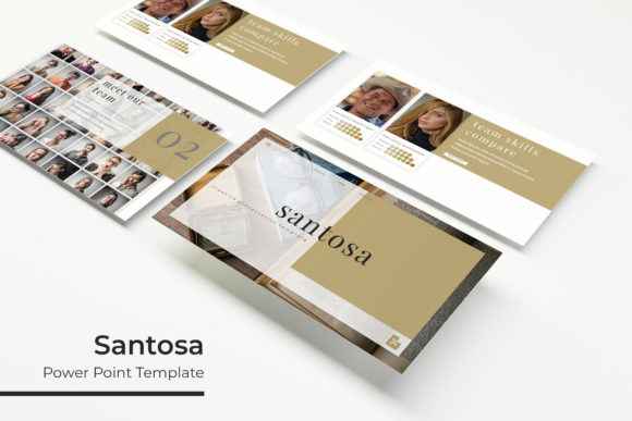 Create Stunning Presentations with Santosa Power Point Template