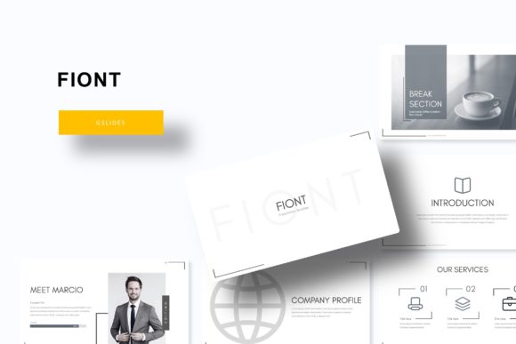 Fiont Google Slide Template: Modern Design for Presentations